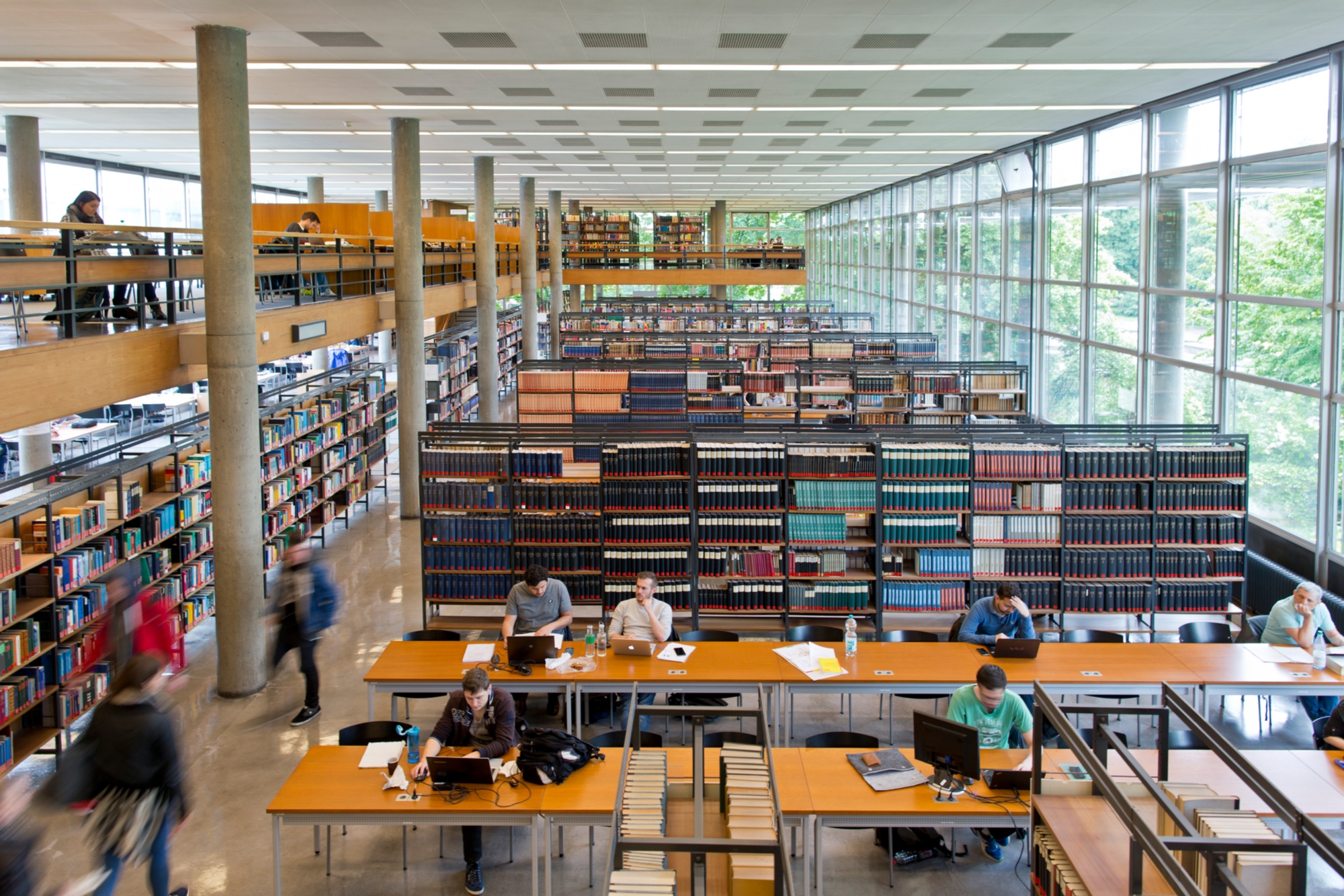 Die Universitätsbibliothek auf dem Campus Stadtmitte